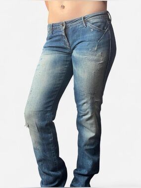 Vintage Miss Sixty Lowrise Faded Jeans